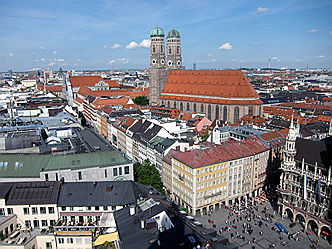  Balingen
- Blick über München