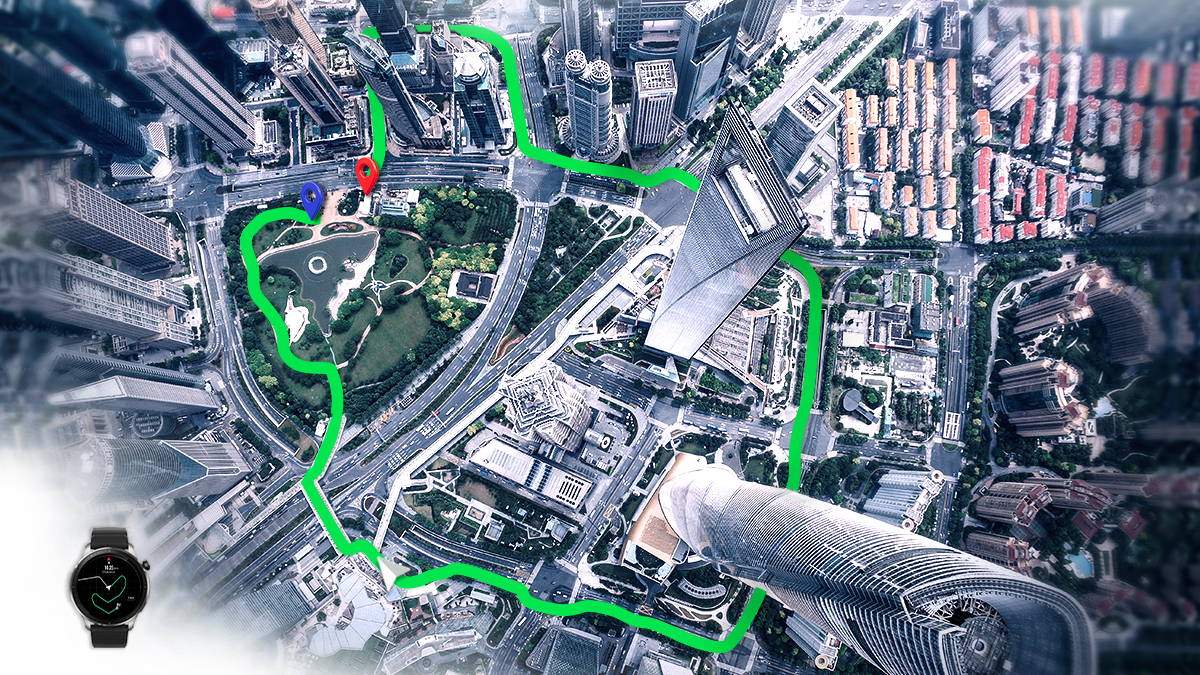 Amazfit gts map best sale navigation