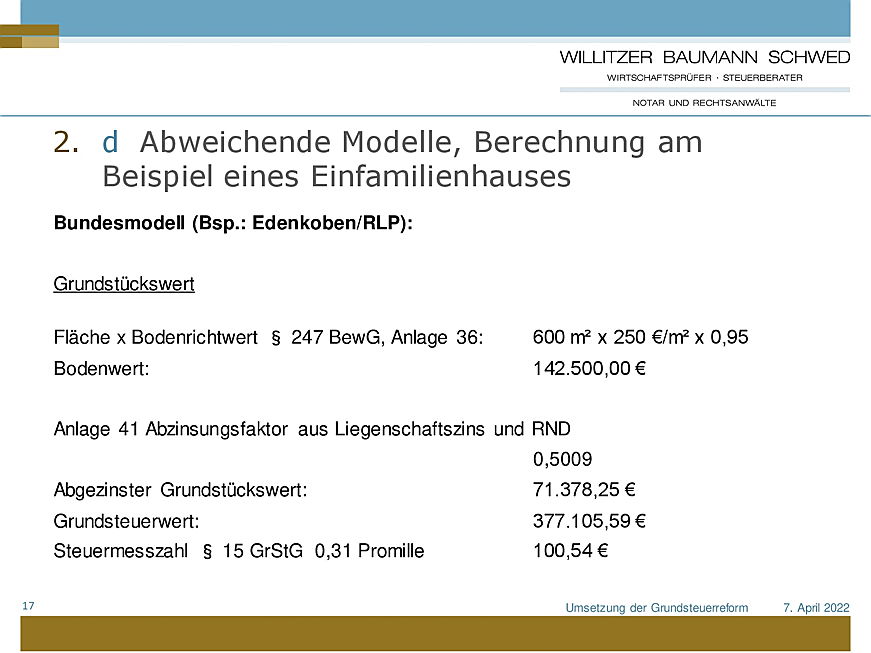  Heidelberg
- Webinar Grundsteuerreform Seite 17