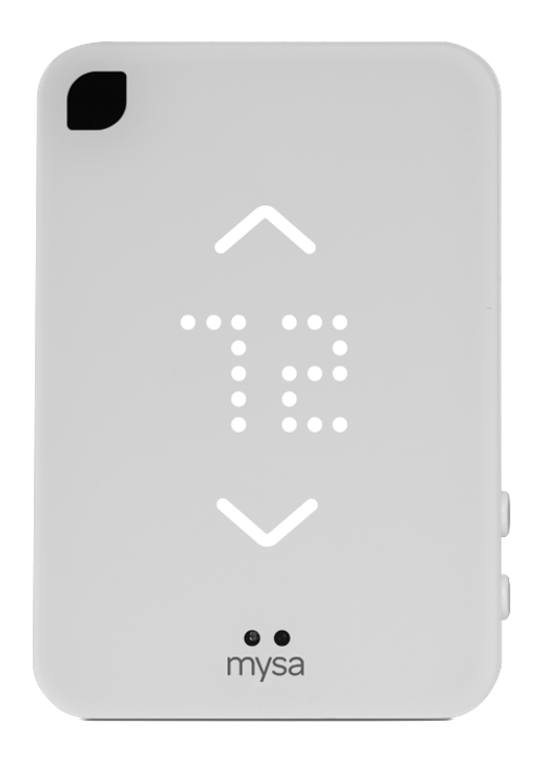 Mysa for Mini-Split Heat Pumps displaying temperature.