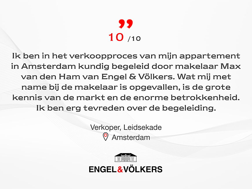  Amsterdam
- Engel & Völkers makelaar Amsterdam Beoordeling