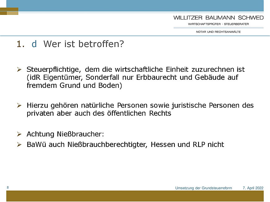  Heidelberg
- Webinar Grundsteuerreform Seite 8