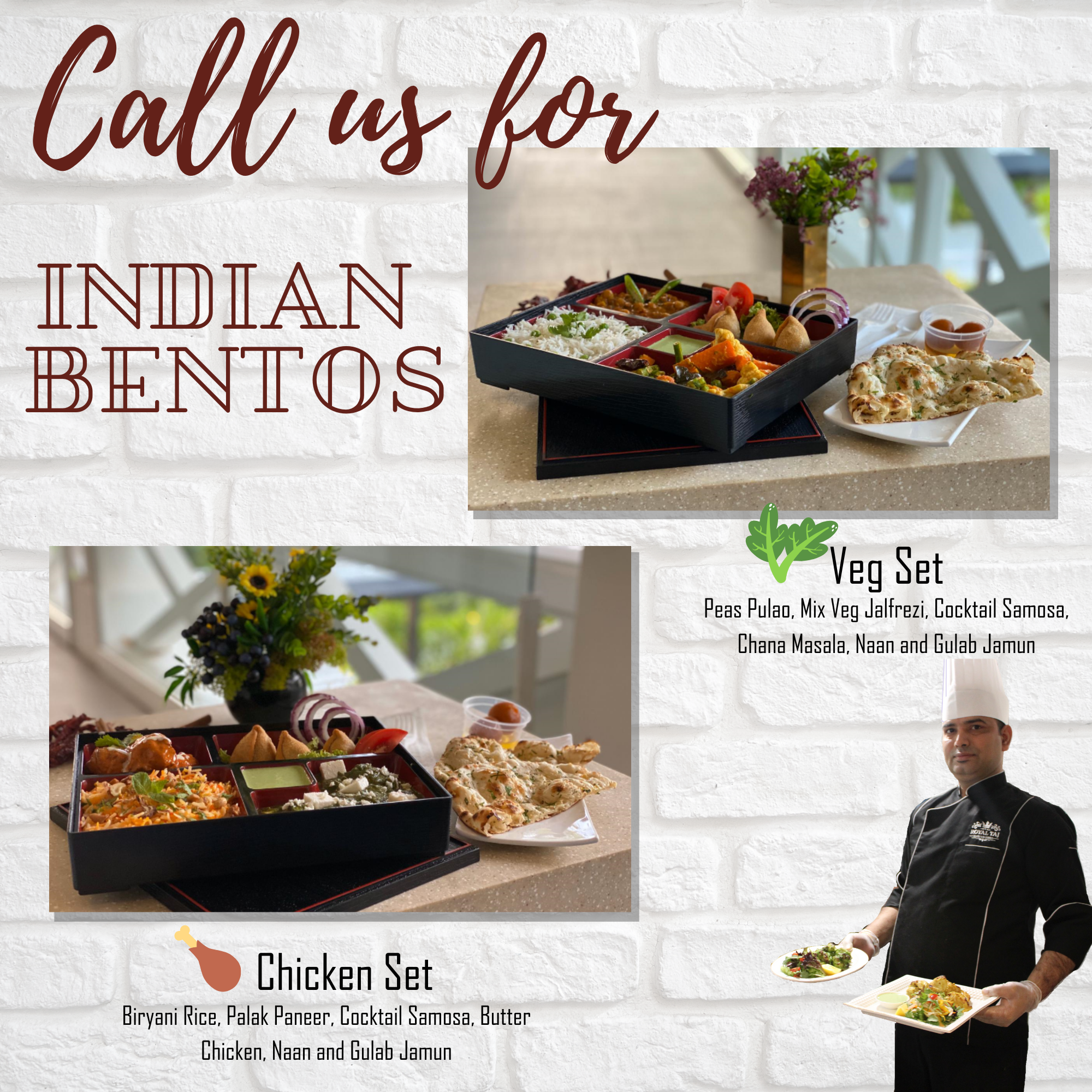 Corporate Bento Boxes :  Call us at 8456 8535 or 9118 5896 to discuss your requirements