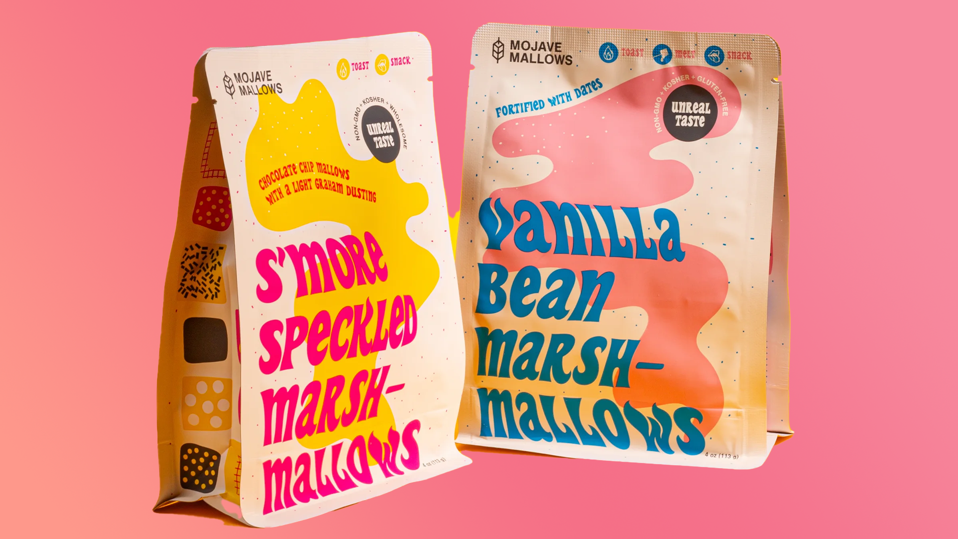 Pack of the Month: Mojave Mallows Quietly Evolves Its Packaging With a Swirly, Psychedelic Look