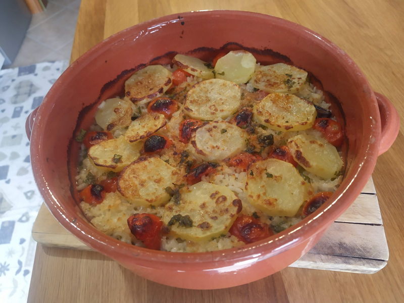 Kochkurse Bari: Kochkurs zur Zubereitung der „Tiella” mit Kartoffeln, Reis und Miesmuscheln