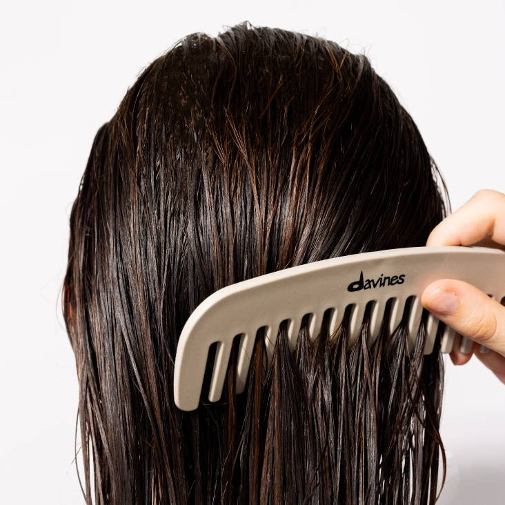 model with light blonde hair