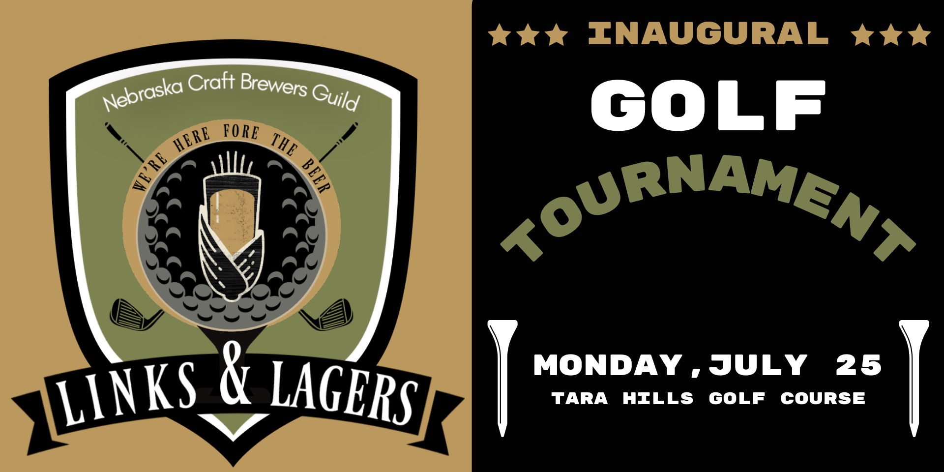 Nebraska Craft Brewers Guild Links & Lagers Golf Scramble promotional image