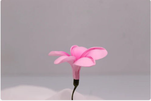 Petal Pink Frangipani Real Touch (6 Pack) - Realistic Artificial Flowers - Image 3