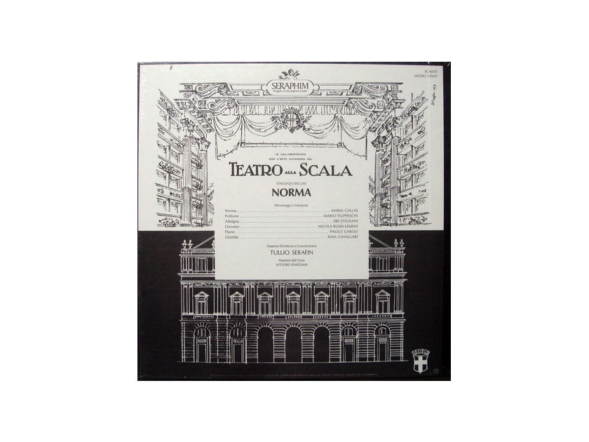 ★Sealed★ EMI SERAPHIM / CALLAS-SERAFIN, - Bellini Norma, 3LP Box Set!
