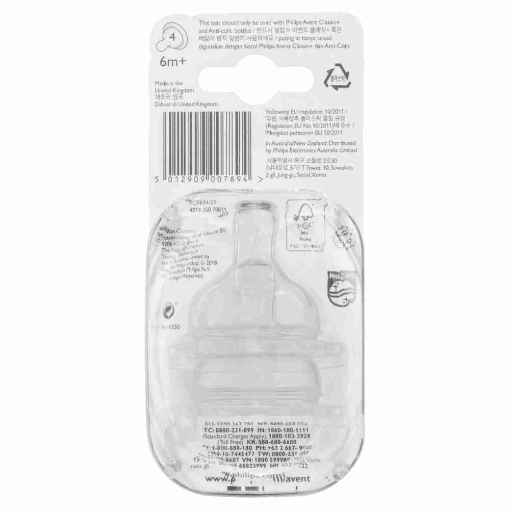 Philips Avent Anti-Colic Teat 6m+ 2 Pack - Image 3