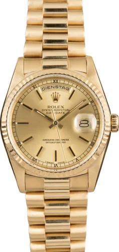 Rolex Day-Date 36 German calendar
