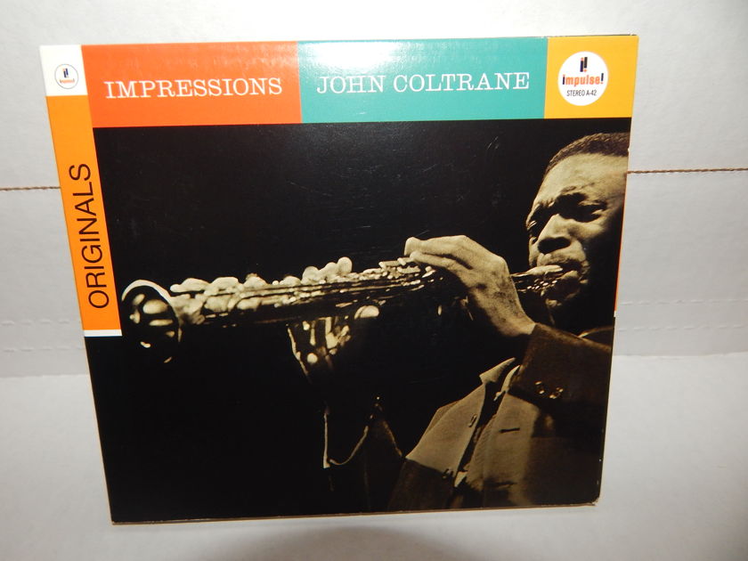 JOHN COLTRANE IIMPRESSIONS Originals  - Eric Dolphy McCoy Tyner Elvin Jones Garrison 2008 Impulse Tri-fold & Booklet NM CD