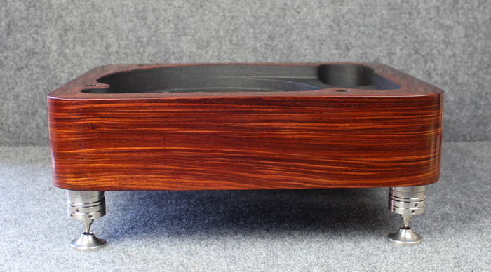 WoodSong Audio Solid Cocobolo Plinth For Thorens TD124