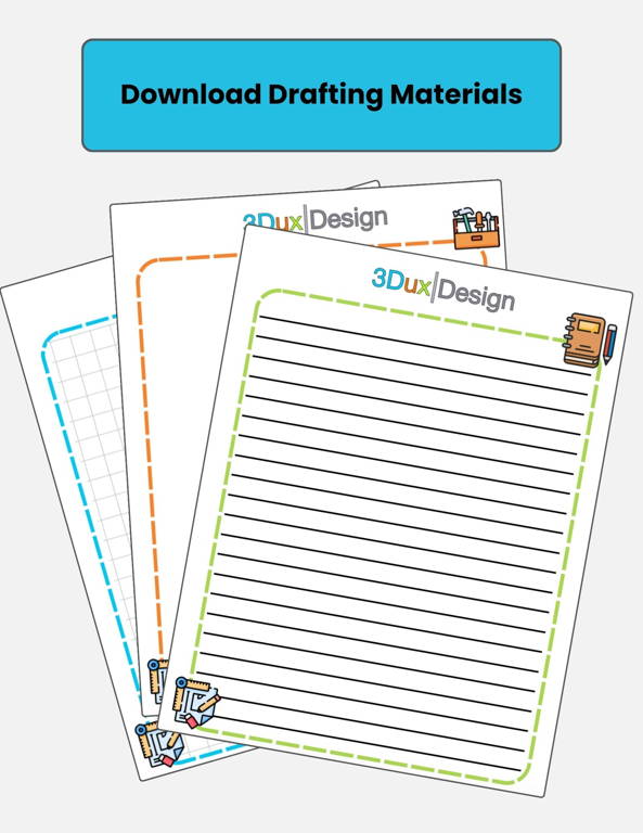 3duxdesign drafting material downloadable workbook for students