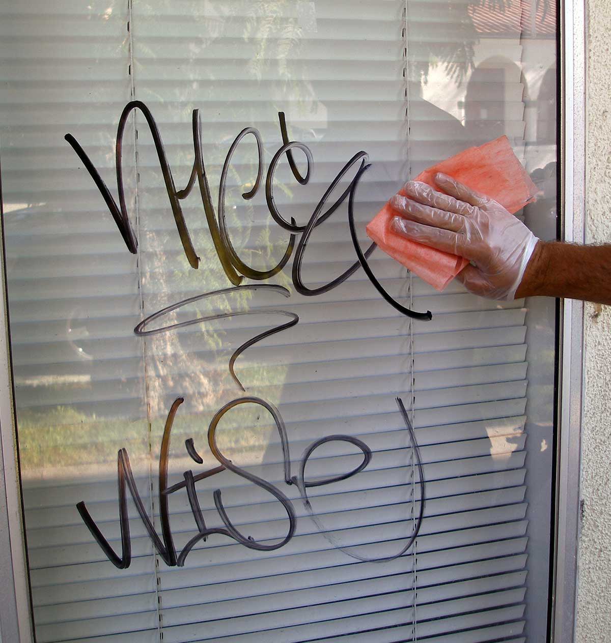 How to Remove Spray Paint from Glass? World's Best Graffiti Removal