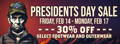 President's Day Sale Banner