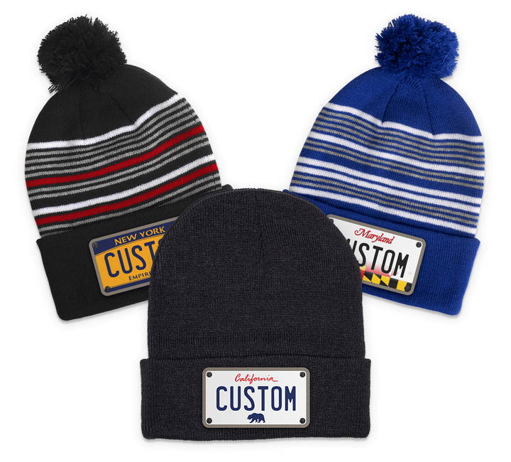 US License Plate Beanies