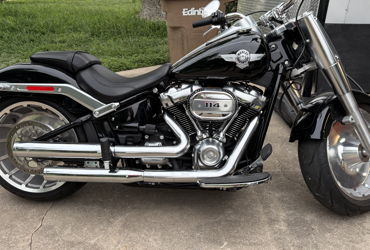 2020 HARLEY-DAVIDSON FAT BOY 114 motorcycle for rent near EDINBURG, TX