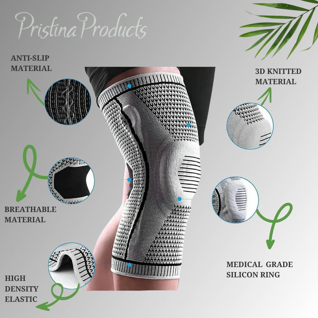 PristinaFlex Knee Relief - Informative Diagram On Pristina Knee Sleeves