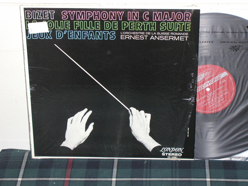 Ansermet/L'OdlSR - Bizet London UK/Decca CS6208 LP