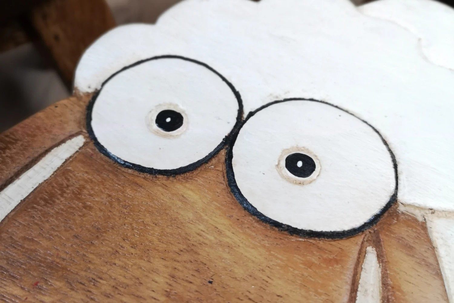 Kids Chair Wooden Stool Animal SHEEP Theme Children’s Chair and Toddlers Stepping Stool - Image 6