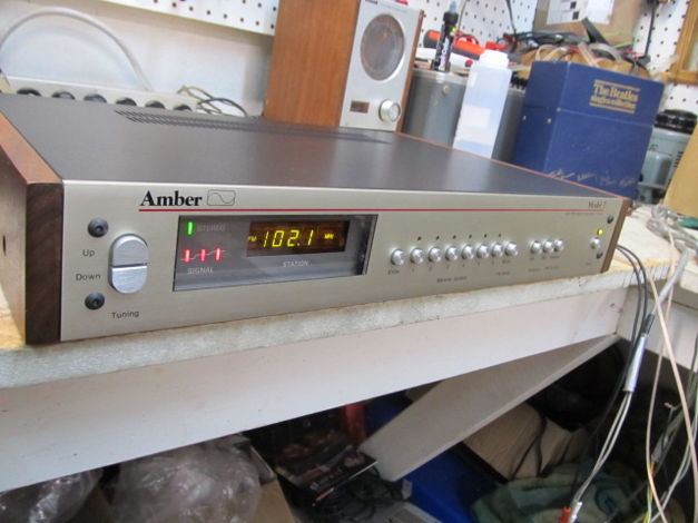 AMBER Model 7 AM/FM DIgital Tuner Wood Sidepanels, Ex S...