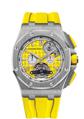 Royal Oak Offshore Tourbillon Chronograph Selfwinding Stainless Steel / Yellow