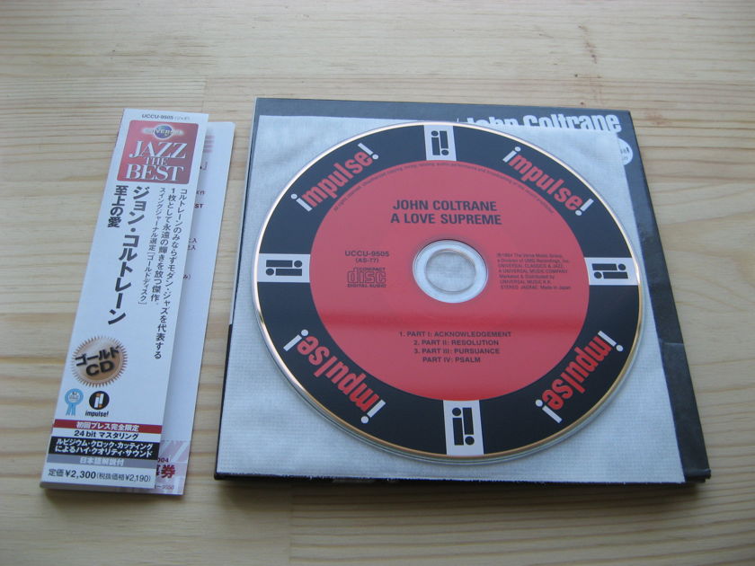 John Coltrane - A Love Supreme GOLD Disc