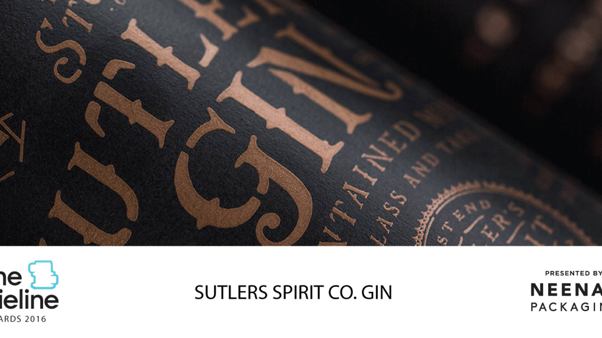 Featured image for The Dieline Awards 2016 Outstanding Achievements: Sutlers Spirit Co. Gin Packaging