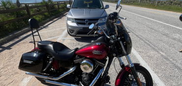 2016 HARLEY-DAVIDSON DYNA STREET BOB motorcycle for rent near Palm Coast, FL