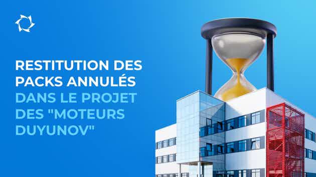 Rétablissement des packs annulés en vigueur jusqu’au lancement du BTEI "Sovelmash"