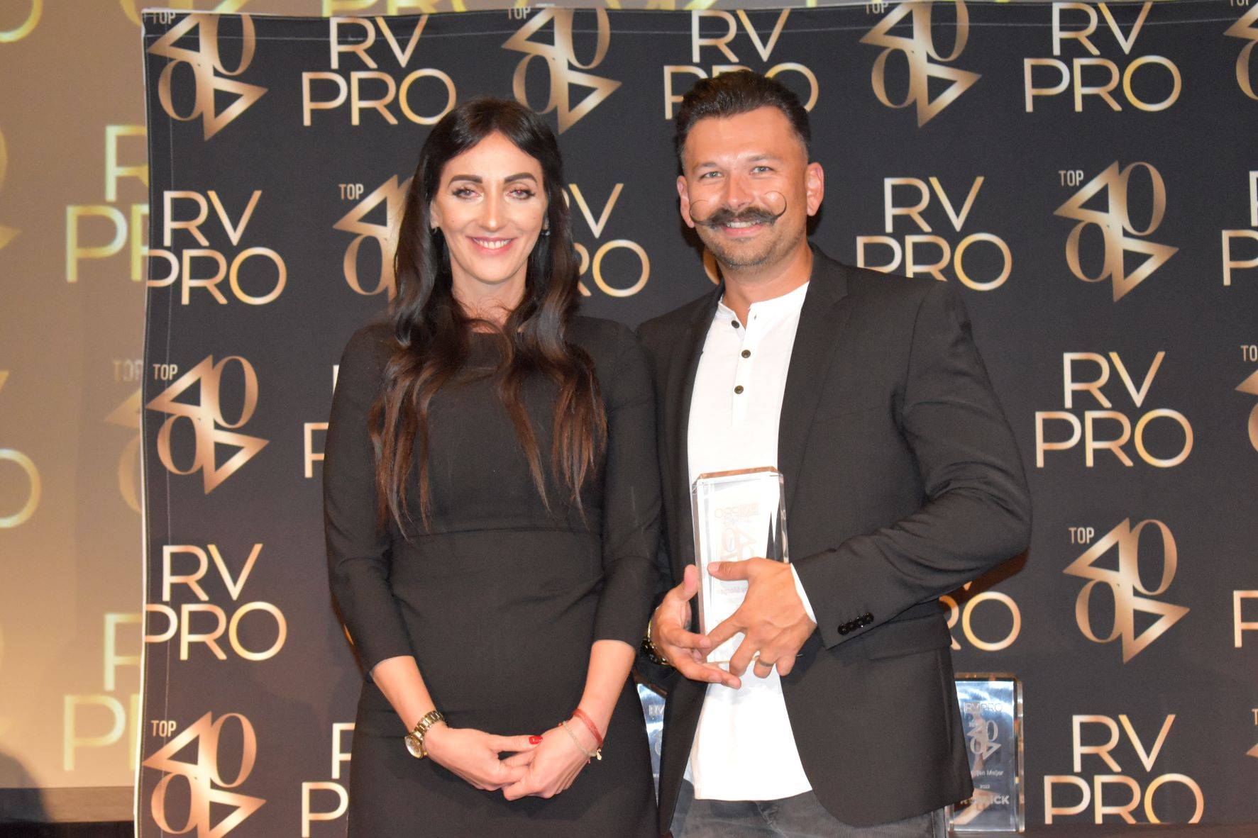 Tim Morgan honored at RV PRO's 40 Under 40 in Las Vegas, Nevada