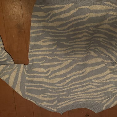 Gemusterter Strickpullover 