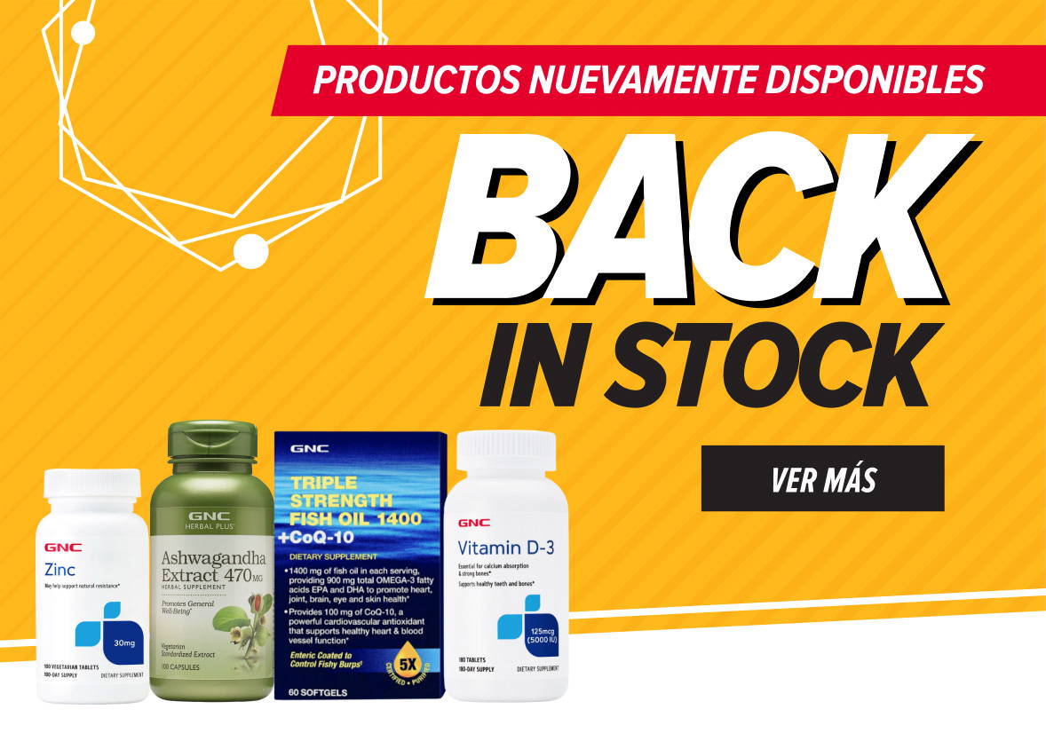 Productos de nuevo en stock