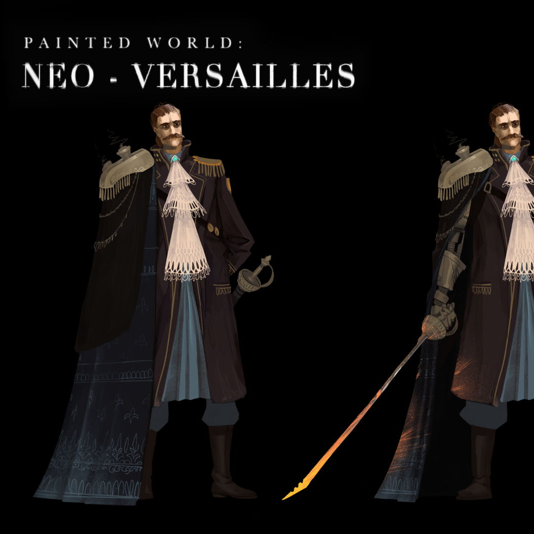 Image of Painted World: Neo-Versailles (Capstone Project - Concept Artist / Art Director)