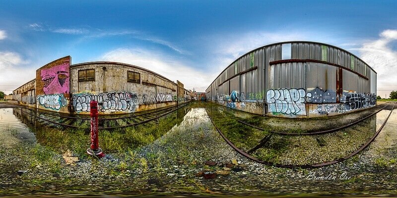 Bywater Graffiti Revisited - заброшенный склад