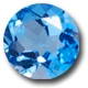 cut blue topaz