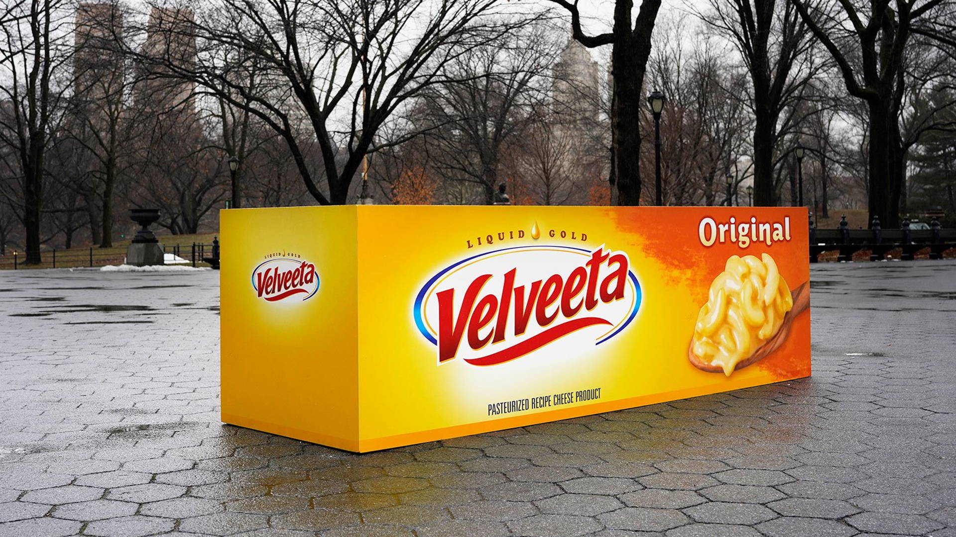 Featured image for That's Not an Art Installation, It's an 8-Foot Box of Velveeta