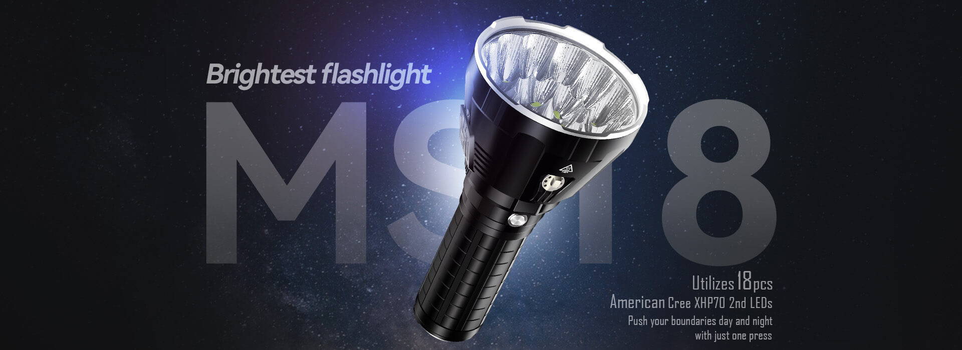 IMALENT MS18 Brightest Flashlight