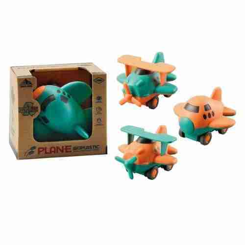 Cartoon Plane Bioplastic 9X7Cm