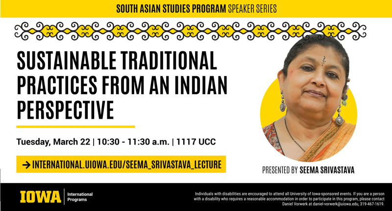 South Asian Studies Program Talk: Seema Srivastava