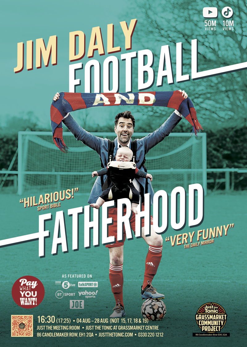 The poster for Jim Daly: Football and Fatherhood