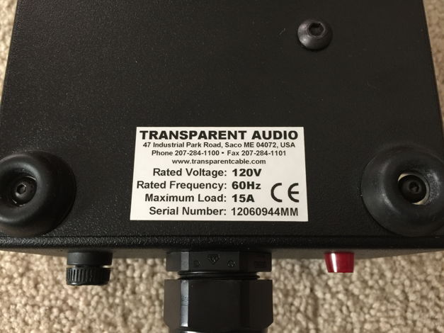 Transparent Audio PowerIsolator XL (PIXL) Mint Conditio...