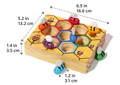 Montessori Bee Box dimensions. 
