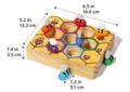 Montessori Bee Box dimensions.