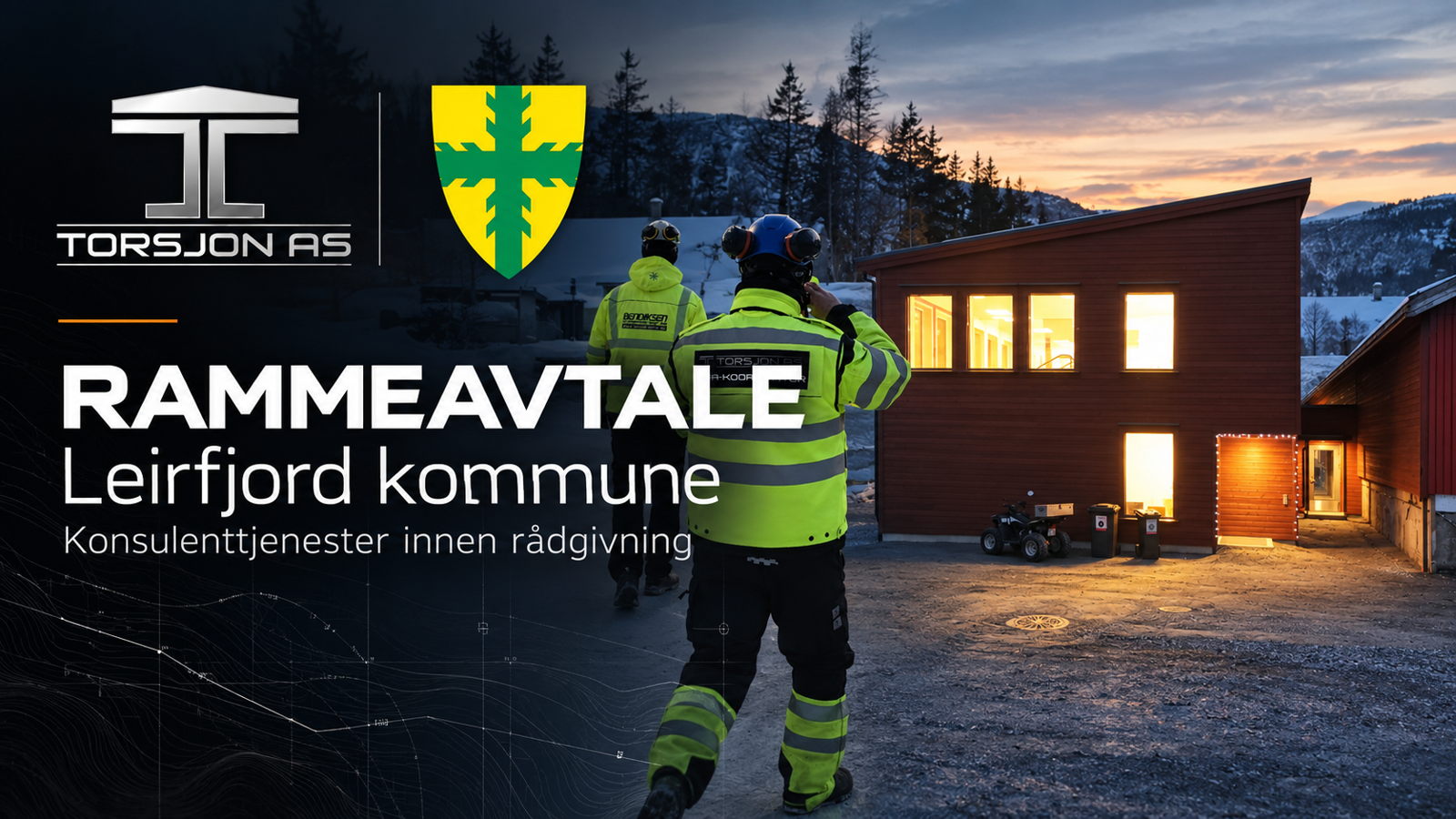 Rammeavtale Leirfjord kommune — Torsjon-prosjekt