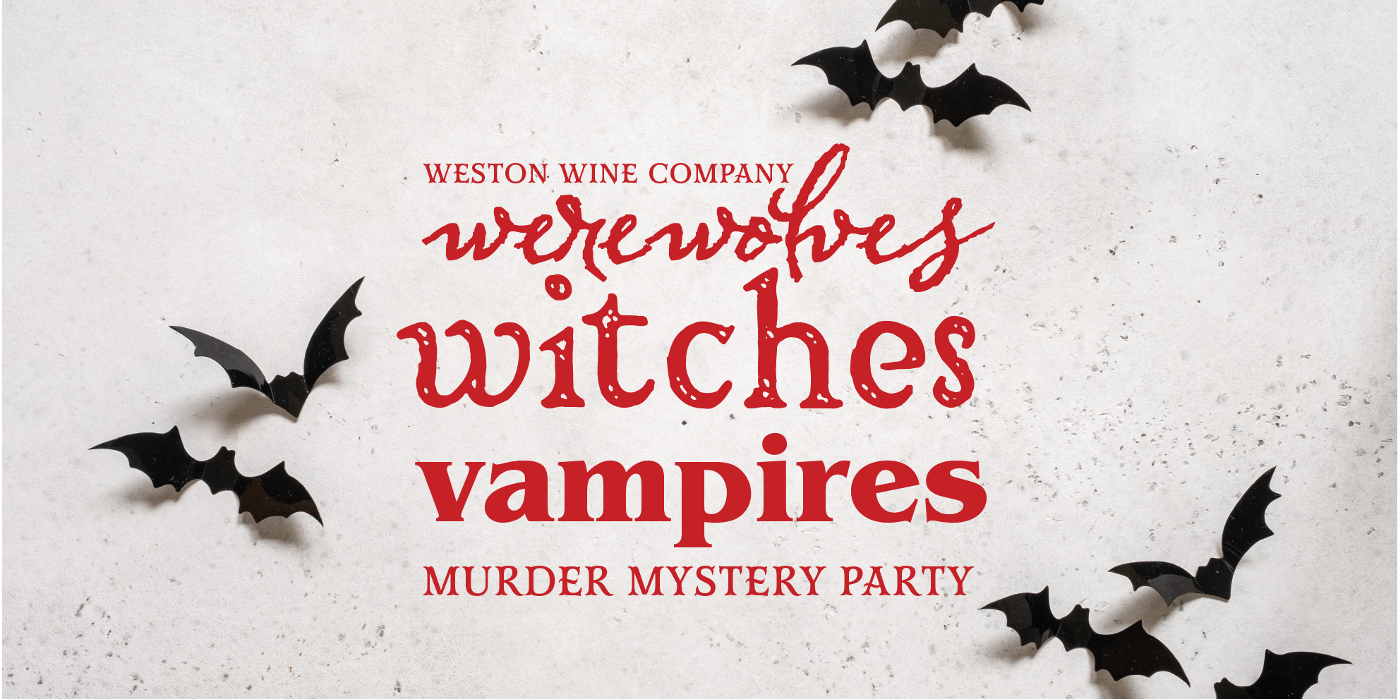 Witches, Werwolves, Vampires Murder Mystery Party promotional image