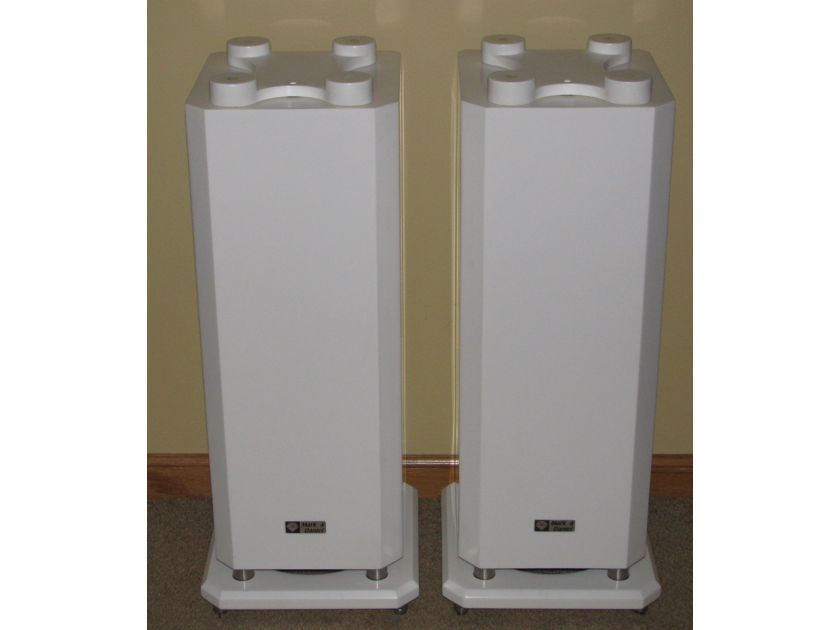 Mark & Daniel Muse Sub, pair of all white subwoofers