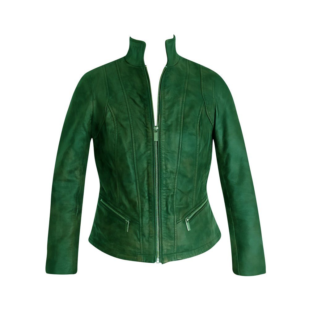 BRITANY - Green LEATHER