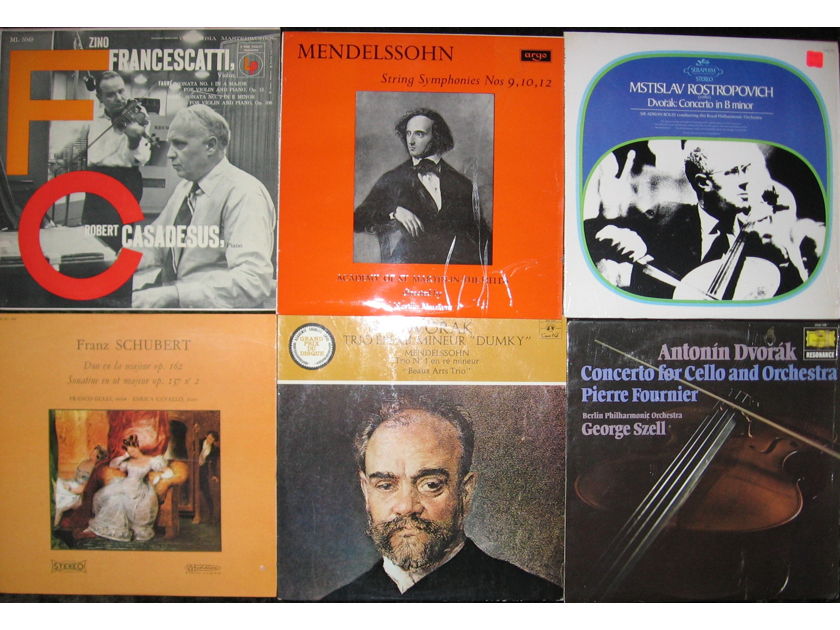 30 Classical Lp Collection - Cello, Violin, Strings Yo-Yo Ma , Heifetz etc..
